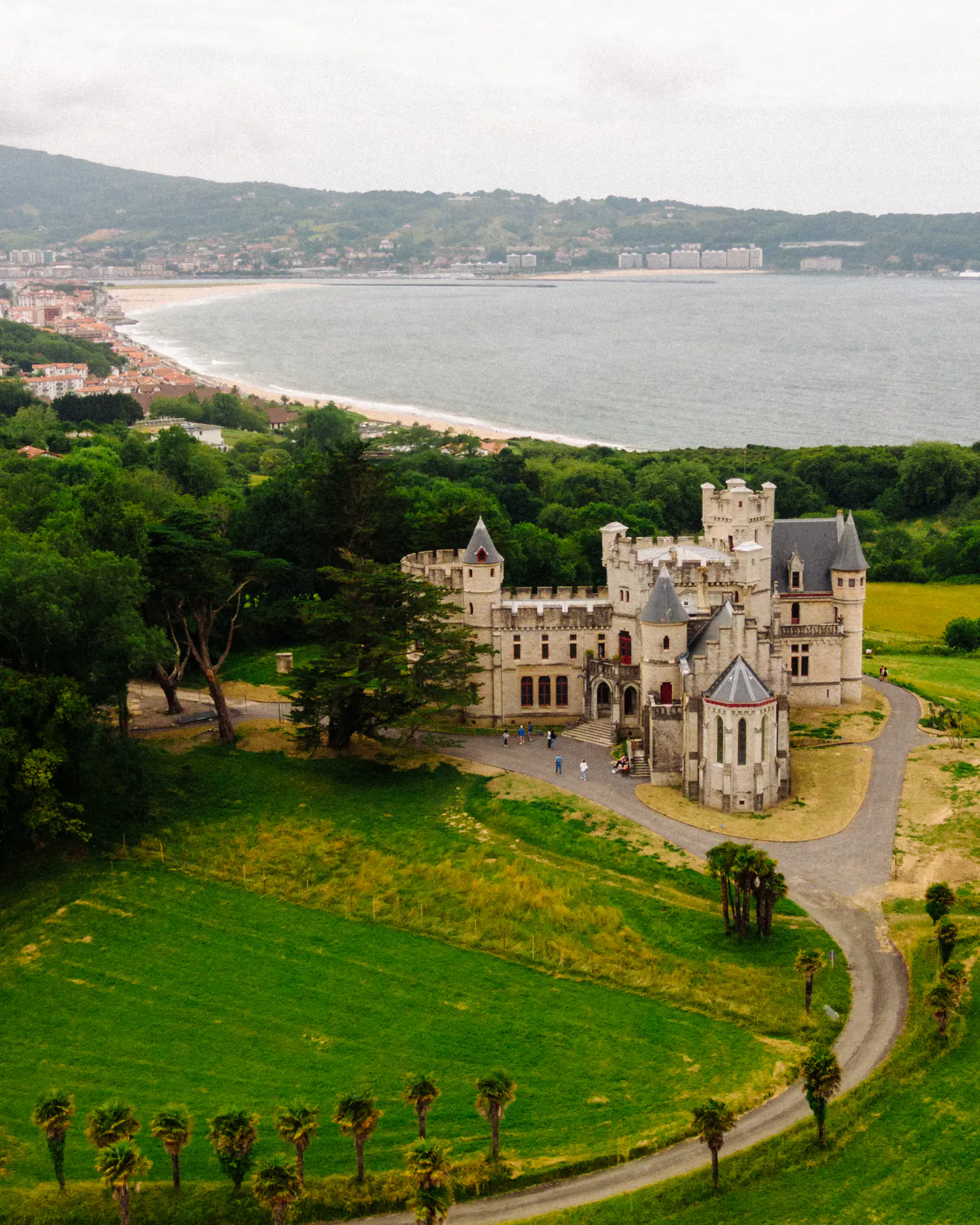 Aerial View, Coastal Chateau