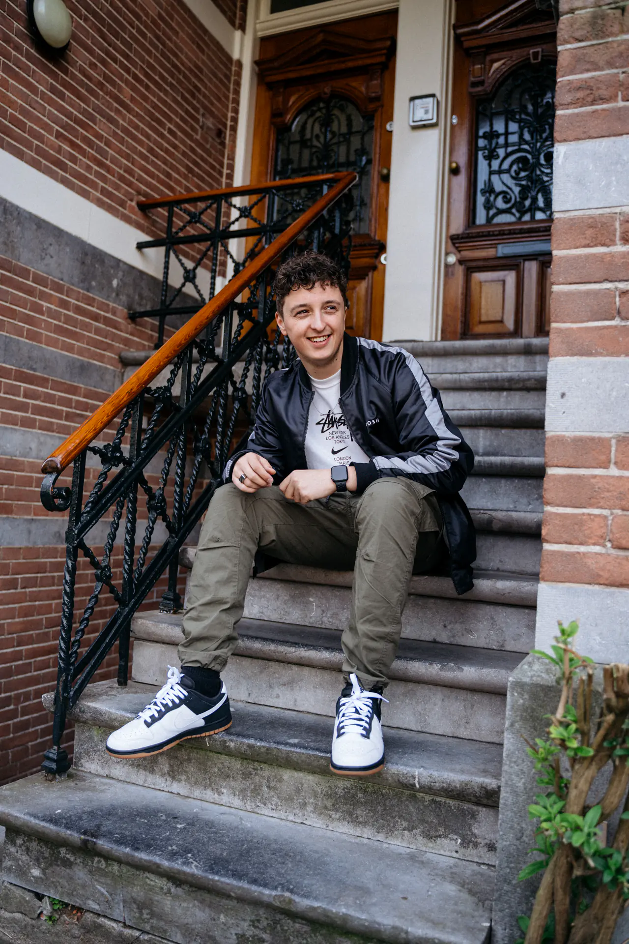 Portrait on Canal House Steps