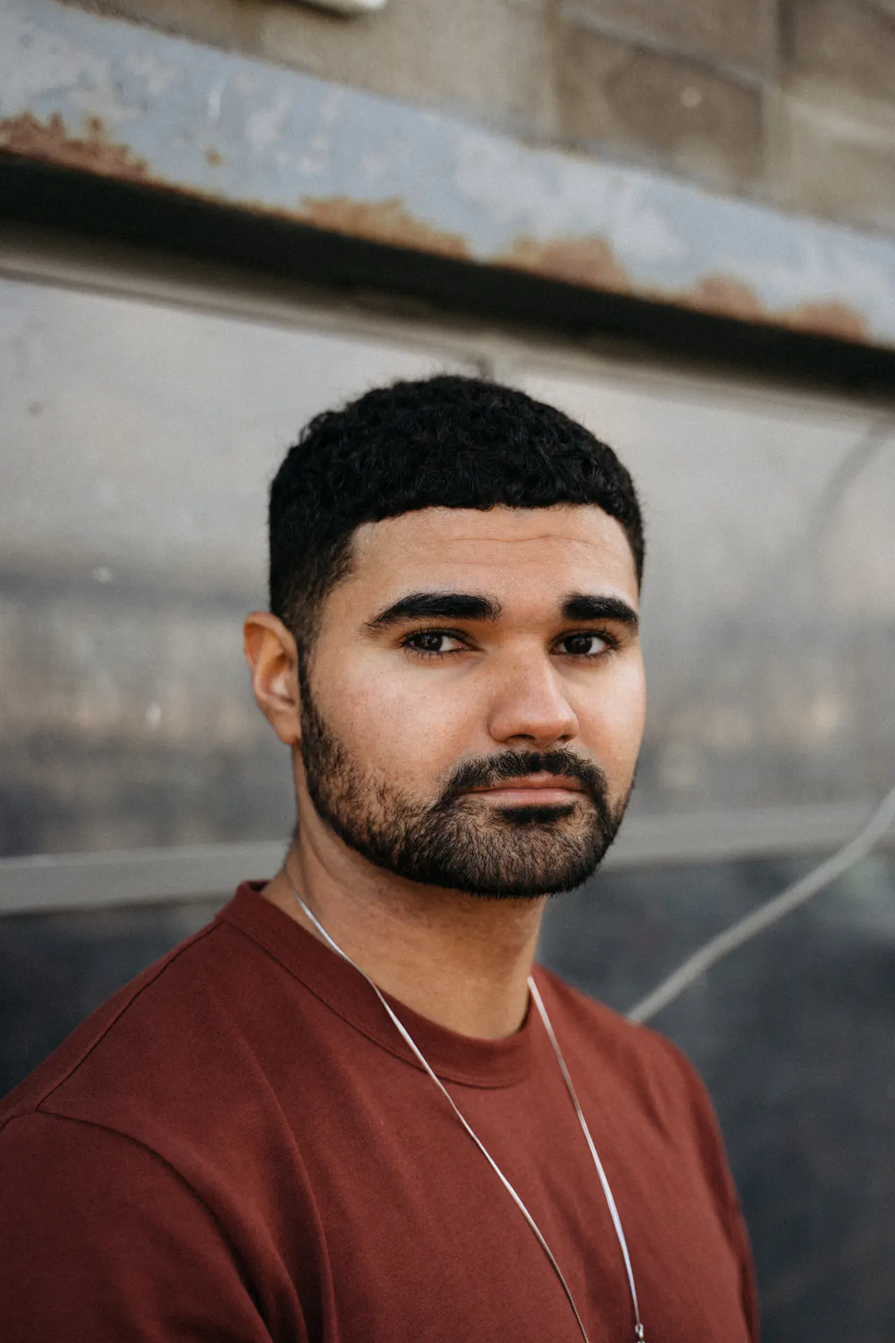 Industrial Portrait, Rust T-Shirt